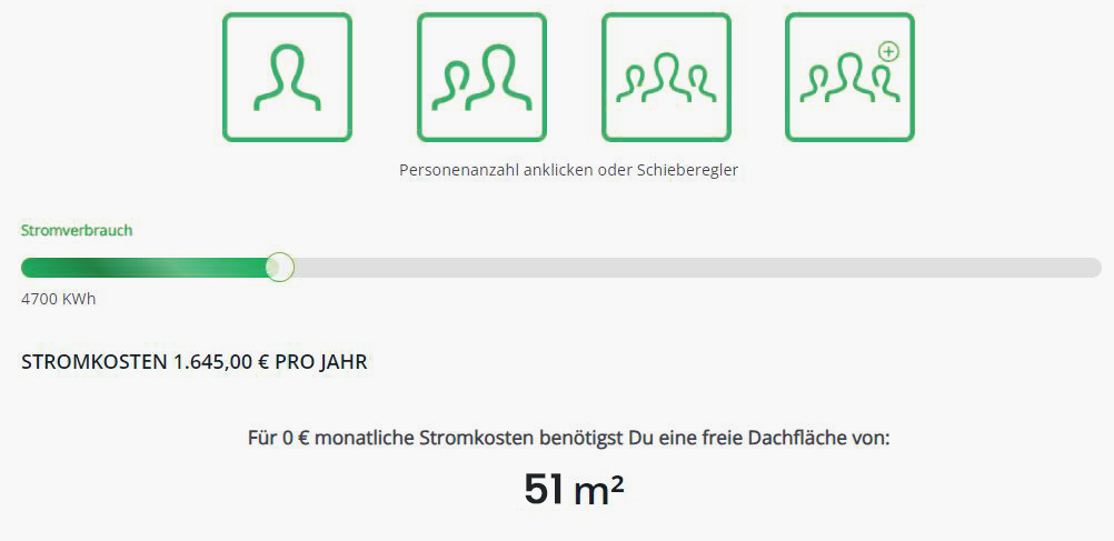 Temporäres Bild vom Solar-Angebotsrechner